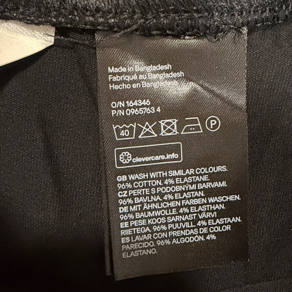 H&M Mama Lightweight Maternity Pencil Skirt, Black, sz S - Picture 6 of 10